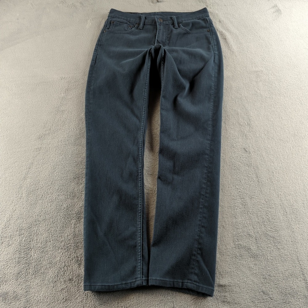 Levis 511 Jeans Mens 30x32 Black Faded Slim Stretch Denim Cotton‎ Grunge Emo